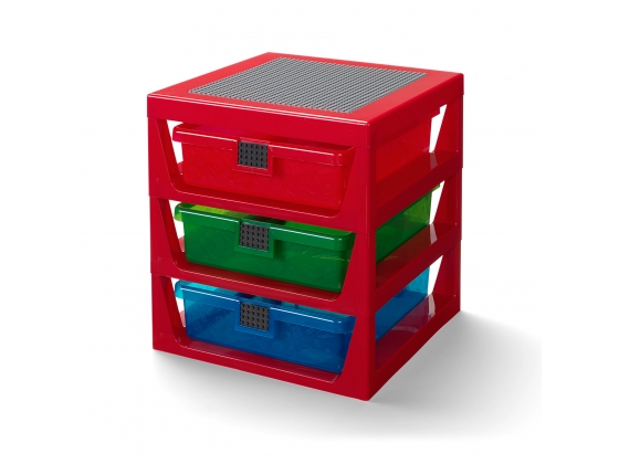 LEGO® Gear Transparent Red LEGO® Rack System 5005873 released in 2019 - Image: 1