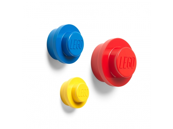 LEGO® Gear Wandhaken-Set in Rot, Blau und Gelb 5005906 erschienen in 2019 - Bild: 1