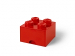 LEGO® Gear Aufbewahrungsstein mit Schubfach und 4 Noppen in Rot 5006129 erschienen in 2020 - Bild: 1