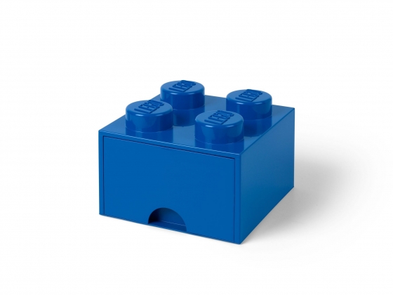 LEGO® Gear LEGO® Aufbewahrungsstein mit schubfach und 4 noppen in blau 5006130 erschienen in 2020 - Bild: 1