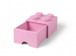 LEGO® Gear LEGO® Aufbewahrungsstein mit 4 Noppen und Schubfach in Hellviole 5006173 erschienen in 2020 - Bild: 1