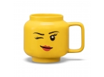 LEGO® Gear Large Winking Girl Ceramic Mug 5007876 released in 2023 - Image: 1