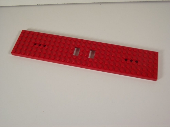 LEGO® Service Packs Wagon Plate, Red (6 x 28) 5309 released in 1996 - Image: 1