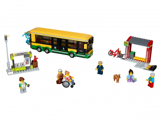 LEGO® City Bus Station 60154 released in 2017 - Image: 1