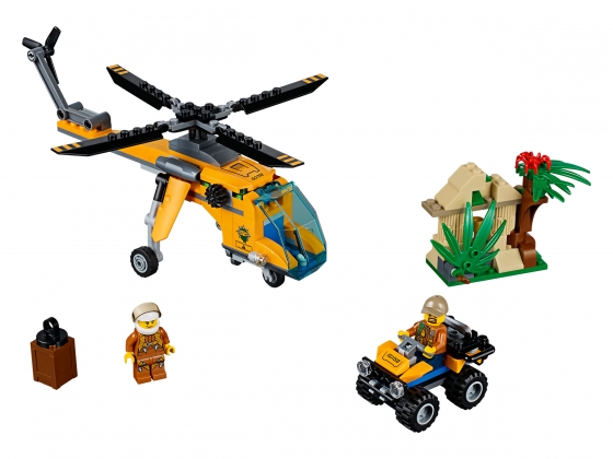 LEGO® City Jungle Cargo Helicopter 60158 released in 2017 - Image: 1