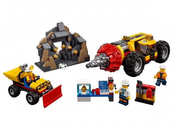 LEGO® City Mining Heavy Driller 60186 released in 2018 - Image: 1
