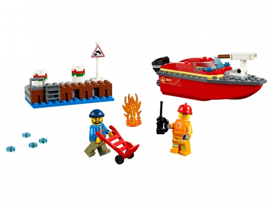 LEGO® City Dock Side Fire 60213 released in 2019 - Image: 1