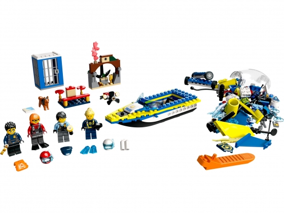 LEGO® City Detektivmissionen der Wasserpolizei 60355 erschienen in 2022 - Bild: 1