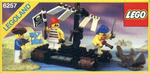 LEGO® Construction manual:Castaway's Raft 6257