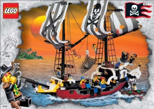 LEGO® Pirates Red Beard Runner 6290 released in 2001 - Image: 1
