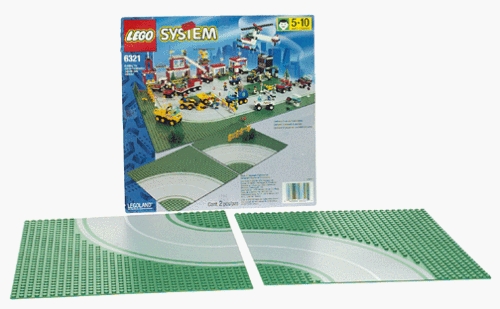 LEGO® Town Curved Road Plates 6321 erschienen in 1997 - Bild: 1