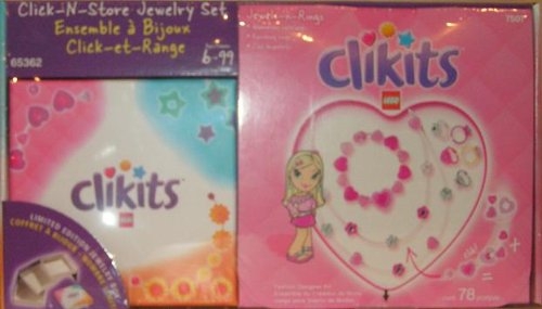 LEGO® Clikits Jewels-n-Rings Click-N-Store Jewelry Set Co-Pack (7507 with jewe 65362 released in 2004 - Image: 1