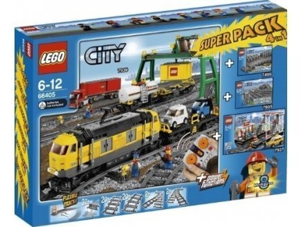 LEGO® Train City Super Pack 4 in 1 (7939 7937 7499 7895) 66405 released in 2010 - Image: 1