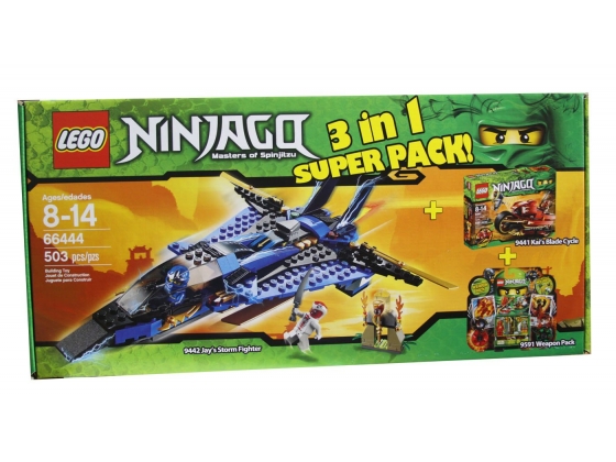 LEGO® Ninjago Ninjago Super Pack 3 in 1 (9441, 9442, 9591) 66444 released in 2012 - Image: 1