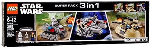 LEGO® Star Wars™ Star Wars Microfighters Super Pack 3 in 1 (75028, 75029, 75030) 66514 released in 2014 - Image: 1