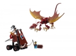 LEGO® Vikings Viking Catapult versus the Nidhogg Dragon 7017 released in 2005 - Image: 2
