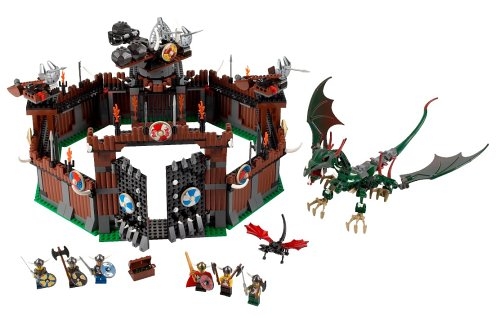 LEGO® Vikings Viking Fortress against the Fafnir Dragon 7019 released in 2005 - Image: 1