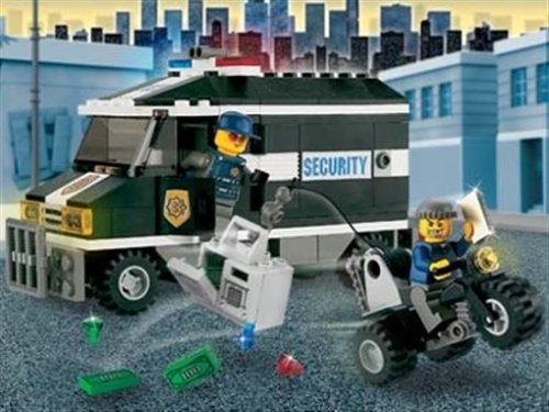 LEGO® Town Armored Car Action 7033 released in 2003 - Image: 1