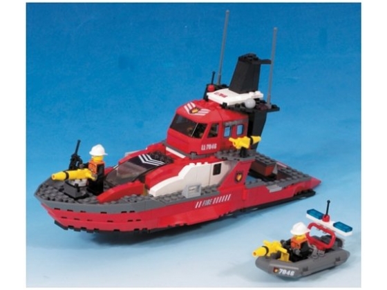 LEGO® Town Feuerwehrschiff 7046 erschienen in 2004 - Bild: 1