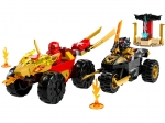 LEGO® Ninjago Verfolgungsjagd mit Kais Flitzer und Ras' Motorrad 71789 erschienen in 2023 - Bild: 1