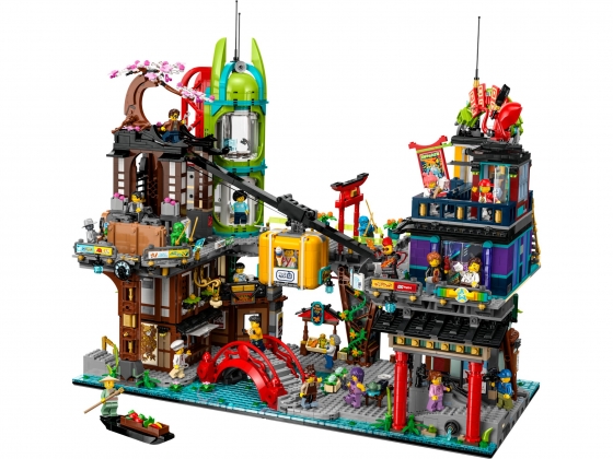 LEGO® Ninjago Die Märkte von NINJAGO® City 71799 erschienen in 2023 - Bild: 1