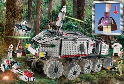 LEGO® Star Wars™ Clone Turbo Tank (with Non-Light-Up Mace Windu) 7261 released in 2006 - Image: 1