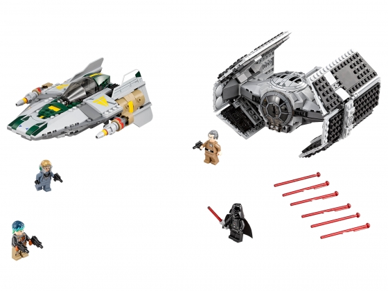 LEGO® Star Wars™ Vader's TIE Advanced vs. A-Wing Starfighter 75150 released in 2016 - Image: 1