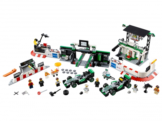 LEGO® Speed Champions MERCEDES AMG PETRONAS Formula One™ Team 75883 released in 2017 - Image: 1