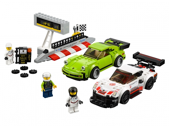 LEGO® Speed Champions Porsche 911 RSR and 911 Turbo 3.0 75888 released in 2018 - Image: 1
