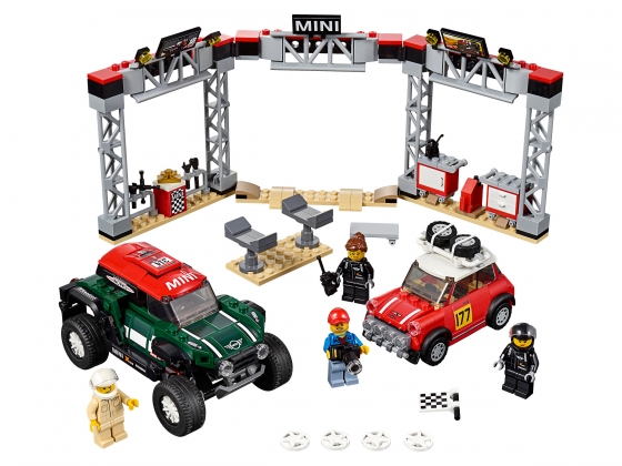 LEGO® Speed Champions 1967 Mini Cooper S Rally and 2018 MINI John Cooper Works Buggy 75894 released in 2019 - Image: 1