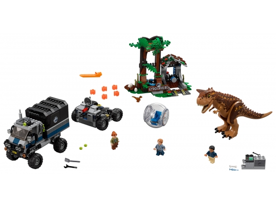 LEGO® Jurassic World Carnotaurus Gyrosphere Escape 75929 released in 2018 - Image: 1