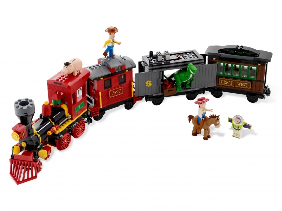 LEGO® Toy Story Western Train Chase 7597 released in 2010 - Image: 1