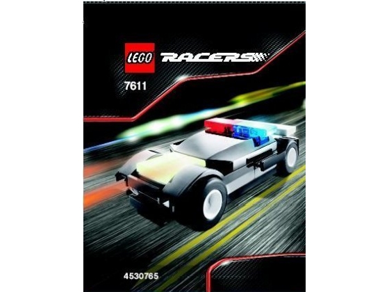 LEGO® Racers Police Car 7611 released in 2008 - Image: 1