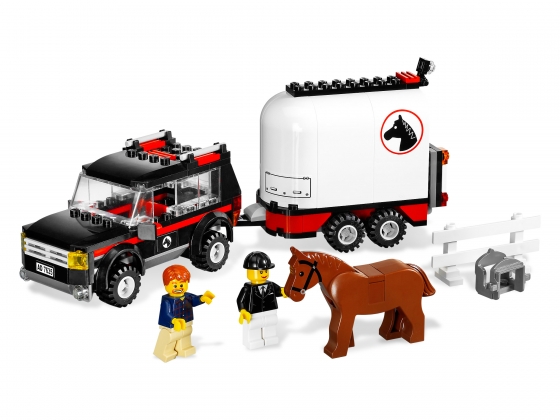 LEGO® Town 4WD with Horse Trailer 7635 released in 2009 - Image: 1