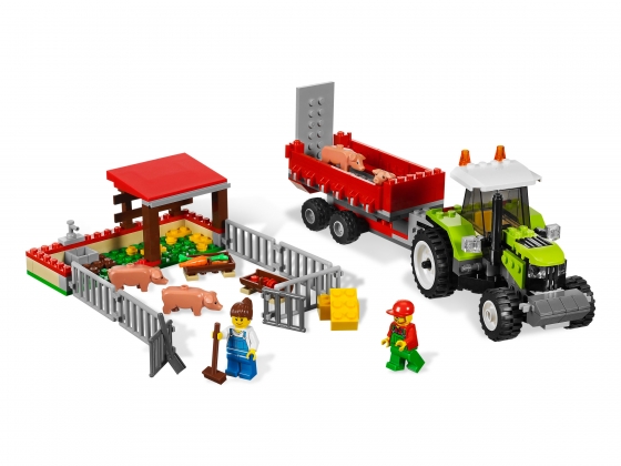 LEGO® Town Pig Farm & Tractor 7684 released in 2010 - Image: 1
