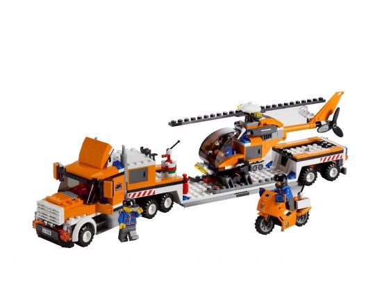 LEGO® Town Transporter mit Hubschrauber 7686 erschienen in 2009 - Bild: 1