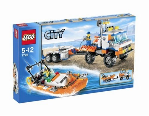 LEGO® Town Coast Guard Truck with Speed Boat 7726 released in 2008 - Image: 1