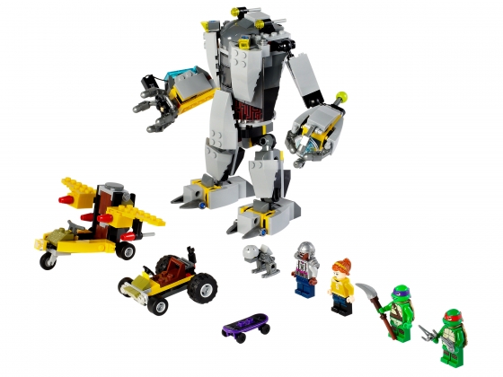 LEGO® Teenage Mutant Ninja Turtles Baxter Robot Rampage 79105 released in 2013 - Image: 1