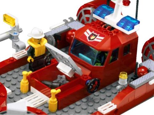 Rejsende købmand hver for sig Gnide LEGO® Town Fire Hovercraft 7944