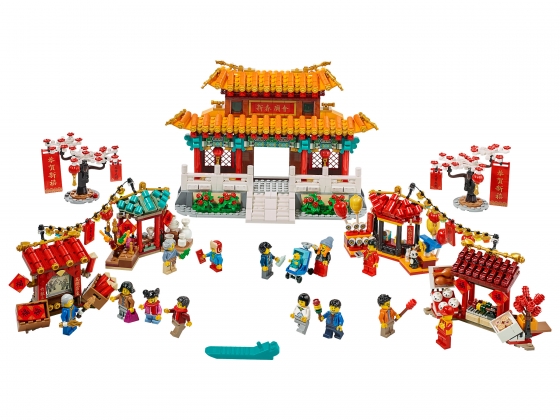 LEGO® Seasonal Tempelmarkt zum Chinesischen Neujahrsfest 80105 erschienen in 2020 - Bild: 1