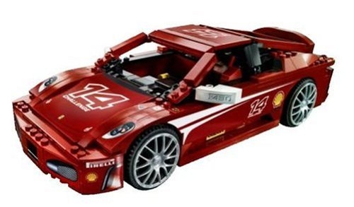 LEGO® Racers Ferrari 1:17 F430 Challenge 8143 released in 2007 - Image: 1