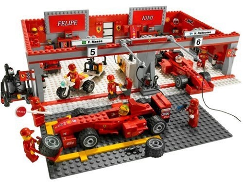 LEGO® Racers Ferrari 248 F1 Team (Raikkonen Edition) 8144 released in 2007 - Image: 1