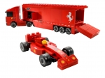 LEGO® Racers Ferrari F1 Truck 1:55 8153 released in 2008 - Image: 2