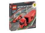 LEGO® Racers Ferrari F1 Truck 1:55 8153 released in 2008 - Image: 8