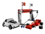 LEGO® Racers Ferrari F1 Pit 1:55 8155 released in 2008 - Image: 5
