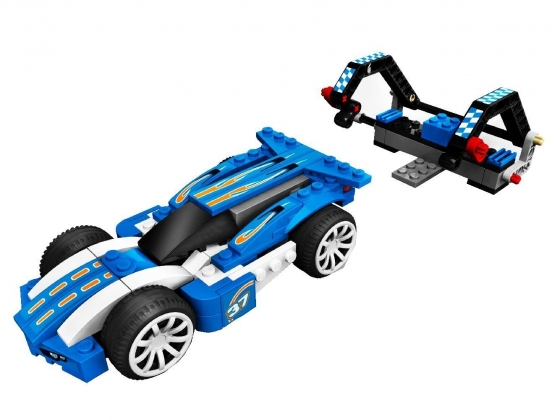 LEGO® Racers Blue Sprinter 8163 released in 2009 - Image: 1