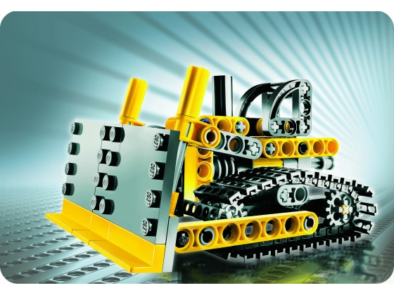 LEGO® Technic Mini Bulldozer 8259 released in 2009 - Image: 1