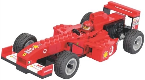 LEGO® Racers Ferrari F1 Racer 1:24 Scale 8362 released in 2004 - Image: 1