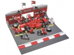 LEGO® Racers Ferrari F1 Pit Set 8375 released in 2004 - Image: 1