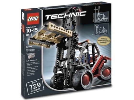LEGO® Technic Forklift 8416 released in 2005 - Image: 1